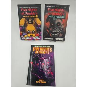 Five Nights At Freddy's Fazbear Frights Book Lot 1 2 Movie Novel